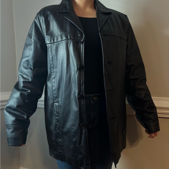 80’s Vintage “Wilson Leather” Thinsulated Black Leather Jacket